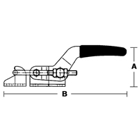 Latch Clamps - 300 Series, 360 lbs. Clamping Force Toolneeds Inc.