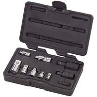 10-Piece 1/4", 3/8" & 1/2" Drive Universal Joint and Adapter Set Toolneeds Inc.