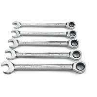 72-Tooth 12 Point Ratcheting SAE Wrench Set, Combination, 5 Pieces, Imperial Toolneeds Inc.