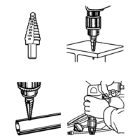 Step Drills, 1/32" Increments Toolneeds Inc.