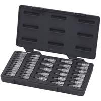 Pass-Thru SAE/Metric Bit Socket Set, Hex/Phillips/Slot/Torx&reg;, 1/4"/3/8" Drive, 39 Pcs Toolneeds Inc.