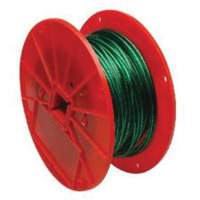 Wire Cable, 250' (76.2 m) x 1/16", 28 lbs. (0.014 tons), Vinyl Coated Toolneeds Inc.