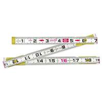 R&egrave;gle Red End, 2 m lo, Bois, Graduations de 1 mm Toolneeds Inc.