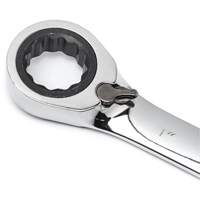 72-Tooth 12 Point Reversible Ratcheting SAE Wrench Set with Tool Roll, Combination, 7 Pieces, Imperial Toolneeds Inc.