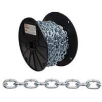 Straight Link Machine Chain, Low Carbon Steel, #4 x 100' (30.4 m) L, 215 lbs. (0.1075 tons) Load Capacity Toolneeds Inc.