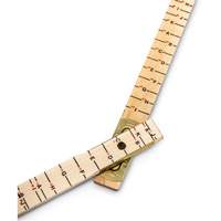 R&egrave;gle de maçon surdimensionn&eacute; Red End, 6' lo, Bois, Graduations de 1/16" Toolneeds Inc.