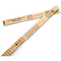 R&egrave;gle de maçon surdimensionn&eacute; Red End, 6' lo, Bois, Graduations de 1/16" Toolneeds Inc.