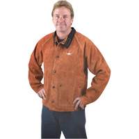 Veste de soudage, Cuir, 4T-Grand, Lava Brown Toolneeds Inc.