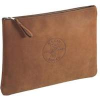 Contractor's Leather Portfolio Zipper Bag, Tool Holder, Leather, 1 Pockets Toolneeds Inc.