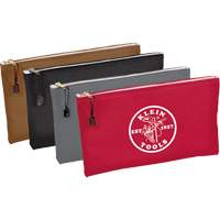 4-Pack Zipper Tool Pouches, Tool Holder, Canvas, 1 Pockets Toolneeds Inc.