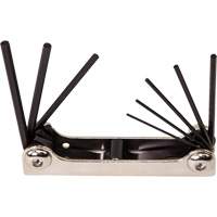 Folding Hex Key Set, 8 Pcs., Imperial Toolneeds Inc.