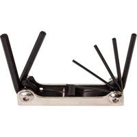Folding Hex Key Set, 7 Pcs., Metric Toolneeds Inc.
