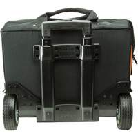 Tradesman Pro Rolling Tool Bag, Ballistic Polyester, 24 Pockets, Black/Orange Toolneeds Inc.