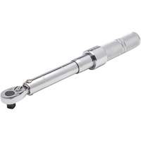 Micrometer Torque Wrench, Click, 3/8" Square Drive, 40 - 200 in lbs. Toolneeds Inc.