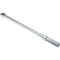 Ratcheting Head Micrometer Torque Wrench, Click, 1/2" Square Drive, 50 - 250 lbf. Ft Toolneeds Inc.