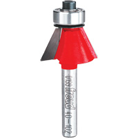 Router Bit - Chamfer Bit, 15/16" Dia., 1/4" Shank Toolneeds Inc.
