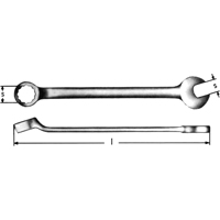 Cl&eacute;s mixtes, 3/8", Longueur de 6-5/16" Toolneeds Inc.