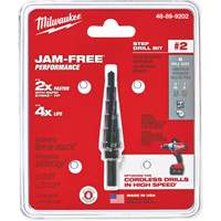 Foret &eacute;tag&eacute; no 2, 3/16" - 1/2", Incr&eacute;ments de 1/16", Acier rapide Toolneeds Inc.
