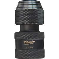 Shockwave Impact Driver Square to Hex Socket Adapter, Impact, 1/4" Drive, 1/2" Socket, 1.875" L Toolneeds Inc.
