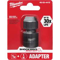 Shockwave Impact Driver Square to Hex Socket Adapter, Impact, 1/4" Drive, 1/2" Socket, 1.875" L Toolneeds Inc.
