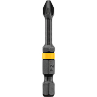 Embout Impact Ready no 2 Phillips 2' de Dewalt, Phillips, Embout #2, Prise 1/4", Longueur 2" Toolneeds Inc.