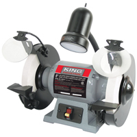 Bench Grinder, 8" Wheel Diameter, 1/2 HP, 1750 RPM Toolneeds Inc.
