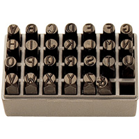 Letter Hand Stamp Set, 27 Pieces Toolneeds Inc.