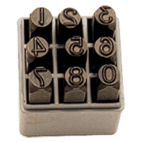 Number Hand Stamp Set, 9 Pieces Toolneeds Inc.