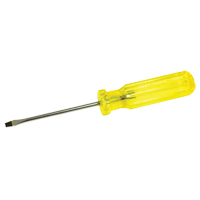 Tournevis &agrave; fente, 3/16", 8-1/4" lo, Prise Plastique Toolneeds Inc.