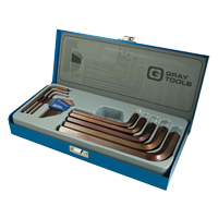 Hex Key Set, 15 Pcs., Metric Toolneeds Inc.