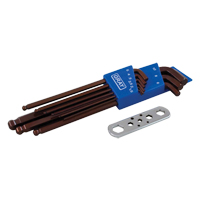 Long Arm Ball Hex Key Set, 9 Pcs., Metric Toolneeds Inc.