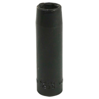 Socket, Impact, 7/16", 3/8" Drive, 6 Points, Deep Toolneeds Inc.