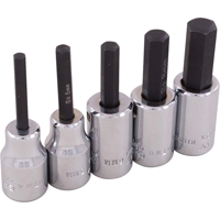 Jeu de douilles &agrave; t&ecirc;te hexagonale, Hexagonale, Prise 3/8", 5 mrcx Toolneeds Inc.