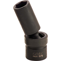 Universal Joint Socket, Impact, 3/8", 1/2" Drive, 6 Points Toolneeds Inc.