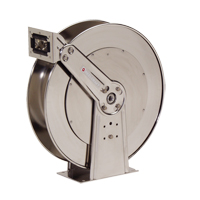Stainless Steel Hose Reel, Single Hose, 10-1/2" W x 24" D x 25-3/8" H Toolneeds Inc.