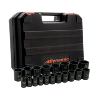 Jeu de douilles SAE, 19 Mcx, Chocs, Prise de 1/2" Toolneeds Inc.
