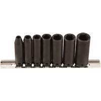 Jeu de douilles, 7 Mcx, Chocs, Prise de 1/4", Profond Toolneeds Inc.