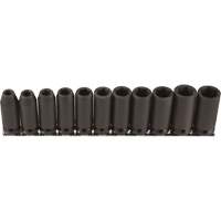 Jeu de douilles longues, 11 Mcx, Chocs, Prise de 3/8", Profond Toolneeds Inc.