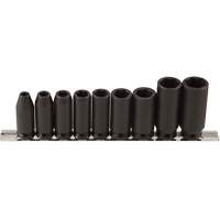 Jeu de douilles longues, 9 Mcx, Chocs, Prise de 3/8", Profond Toolneeds Inc.
