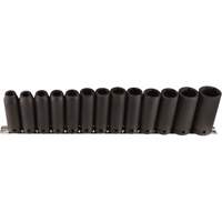 Jeu de douilles longues, 13 Mcx, Chocs, Prise de 1/2", Profond Toolneeds Inc.