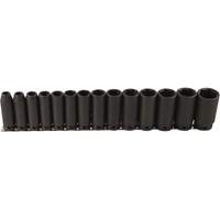 Jeu de douilles longues, 14 Mcx, Chocs, Prise de 1/2", Profond Toolneeds Inc.