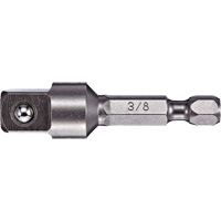 Adapter & Extension, 1/4" Drive Size, 3/8" Male Size, Ball, 2" L Toolneeds Inc.