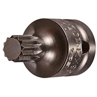 Socket Bit, Triple Square, 6 x 1-1/2" L, 1/2" Drive Toolneeds Inc.