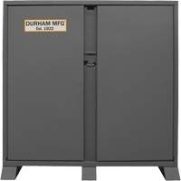 Armoire de rangement avec tablettes pour le chantier, Acier, 47,5 pi³, Gris Toolneeds Inc.