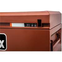 Site-Vault Chest, 30" x 20" x 19-3/4", Steel, Orange Toolneeds Inc.