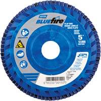 BlueFire R884P Coarse Grit Flap Disc, 5" x 7/8", Type 27, 60 Grit, Zirconia Alumina Toolneeds Inc.