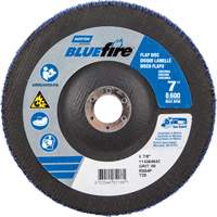 BlueFire R884P Coarse Grit Flap Disc, 7" x 7/8", Type 27, 80 Grit, Zirconia Alumina Toolneeds Inc.
