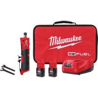M12 Fuel Straight Die Grinder Kit, 1/4" Collet, 12 V, Lithium-Ion Toolneeds Inc.