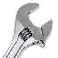 Adjustable Wrench - Bagged, 8" L, 1-1/8"/29 mm Max Width, Chrome Toolneeds Inc.