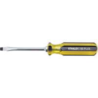 Tournevis pour &eacute;crous &agrave; fente 100 PLUS, Tige de 1/4", Carr&eacute;e, 8-3/16" lo, Prise en Plastique Toolneeds Inc.